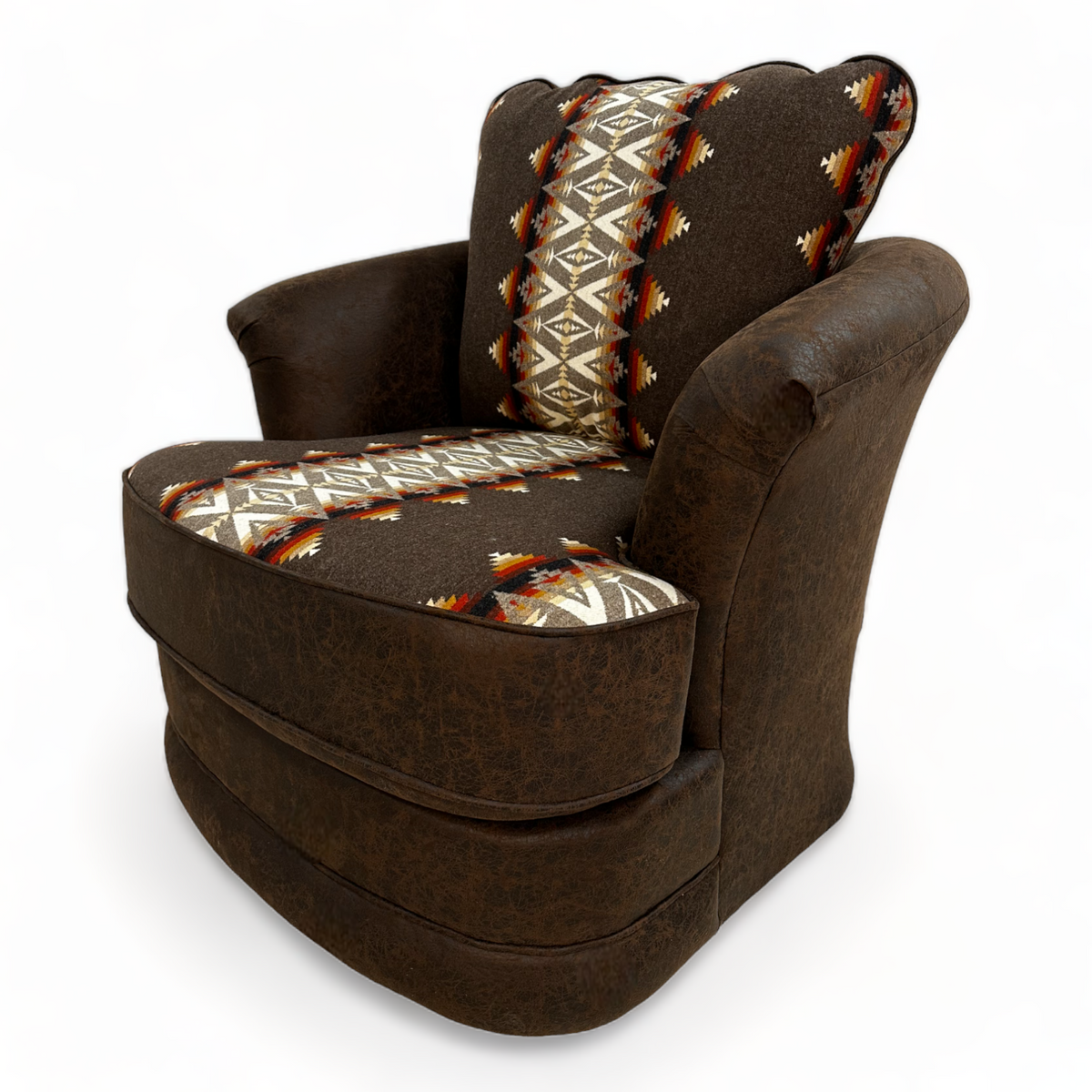Armless Barrel Chair- Sheri Seaglass