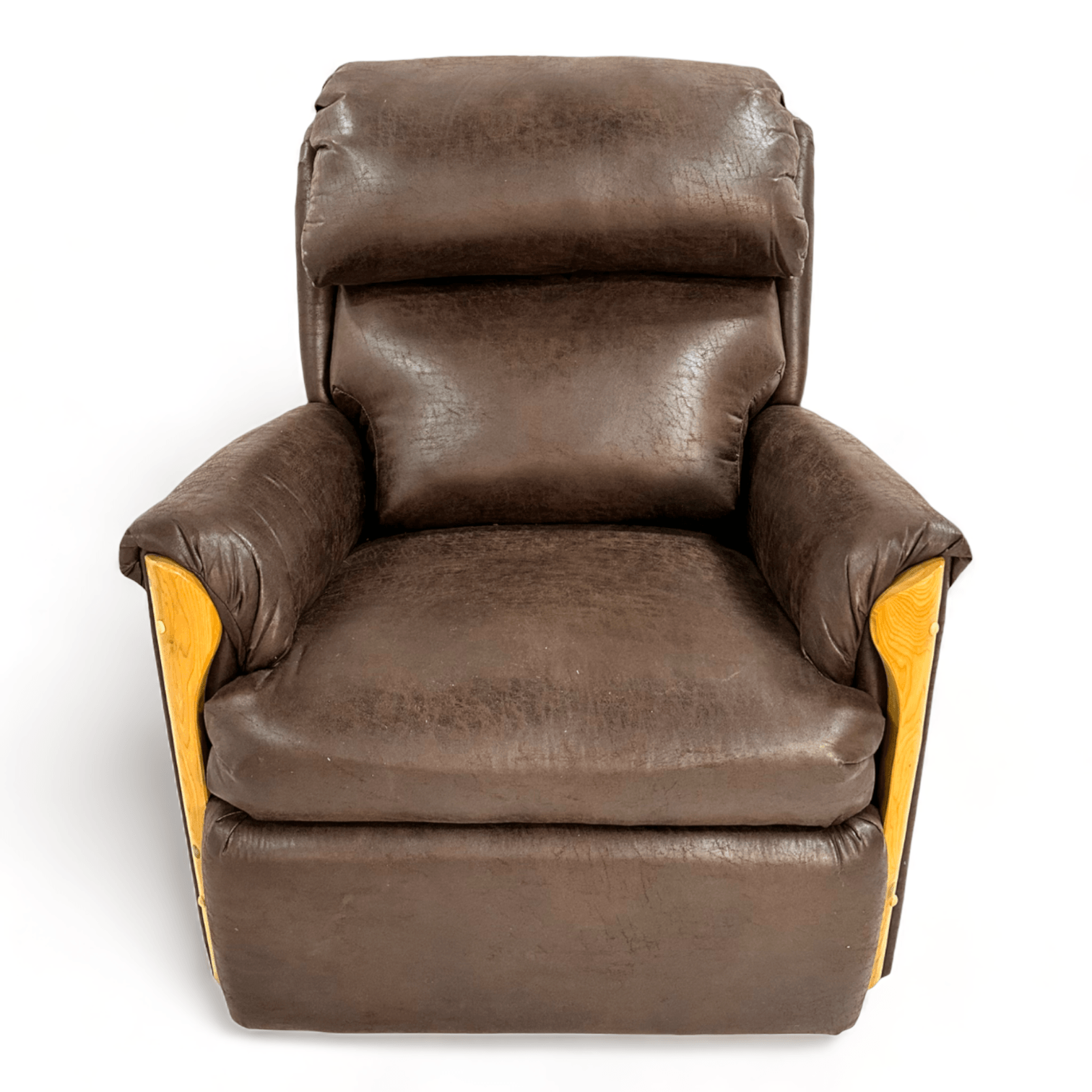 Tree Pattern Rocker Recliner Leather Rocker Recliner Chair with Cedar Trim – Roughing It In Style