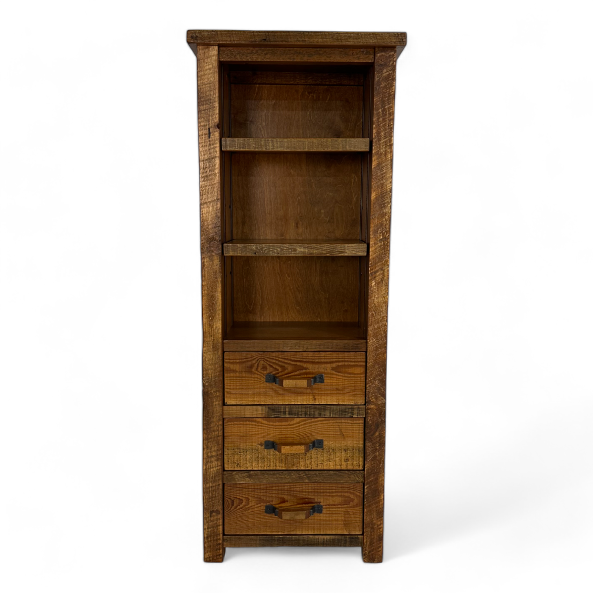 Scripter Reclaimed Wood Bookshelf with Drawers Scripter Reclaimed Wood Bookshelf with Drawers